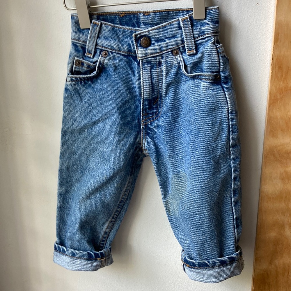 Vintage 90’s Unisex Levi’s Orange Tab 550 jeans - perfectly broken in